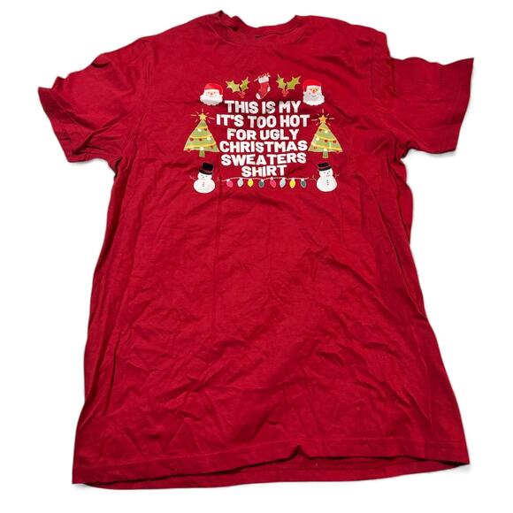 NWOT Gildan Softstyle Christmas Graphic T-Shirt Size Small - Picture 2 of 2